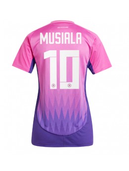 Njemačka Jamal Musiala #10 Zenski Gostujuci Dres EP 2024 Kratak Rukavima Njemačka Jamal Musiala #10 Zenski Gostujuci Dres EP 2024 Kratak Rukavima